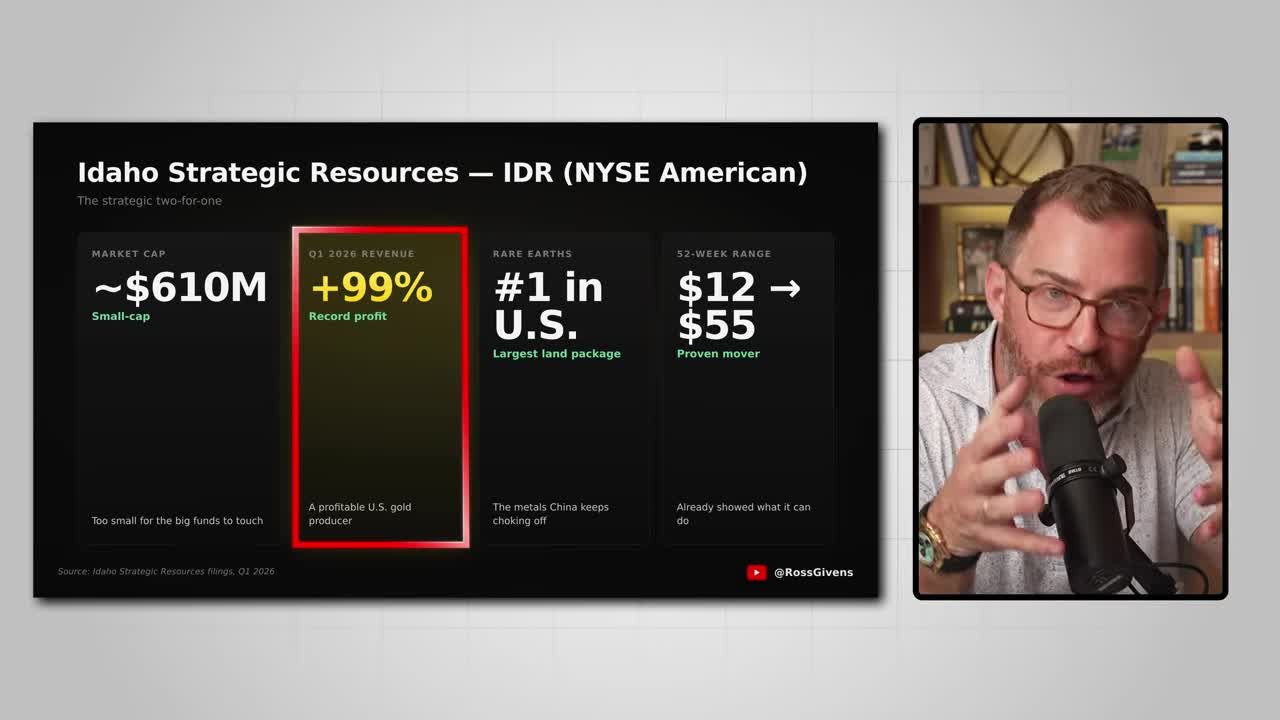 Idaho Strategic Resources (ID) overview: a profitable U.S. gold producer with record revenue growth and the largest rare earth land package in the country